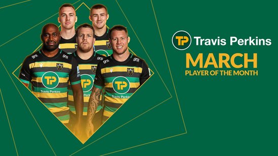 Vote now for your Travis Perkins Player of the Month for March!