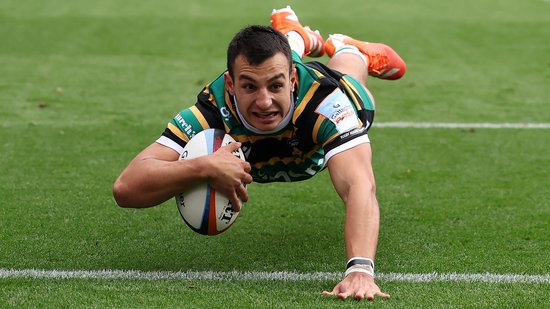 Edoardo Todaro of Northampton Saints.