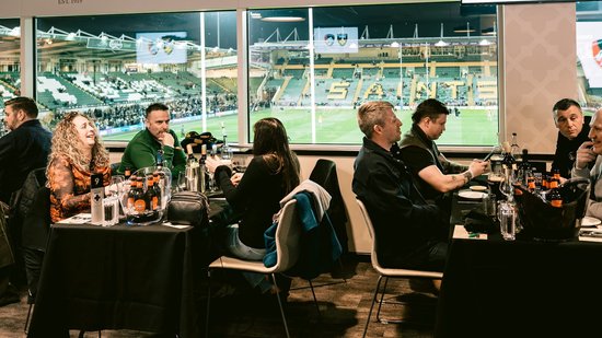 Matchday in the Michael Jones Jeweller Champions Suite is the ultimate backdrop.