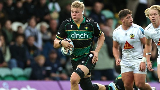 Northampton Saints’ Tom Pearson during the 2024/25 season.