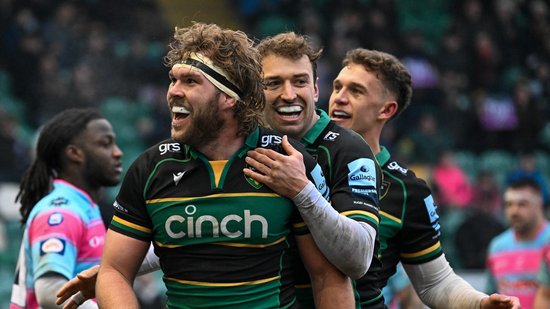 Angus Scott-Young of Northampton Saints