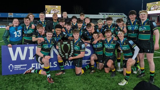 Northampton Saints were crowned U18 Academy League champions