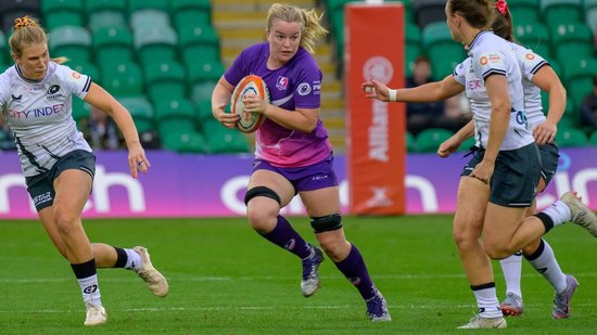 Loughborough Lightning's Daisy Hibbert-Jones during the 2023/24 season