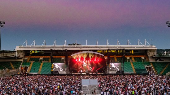 Franklin's Gardens often hosts the biggest acts in the world