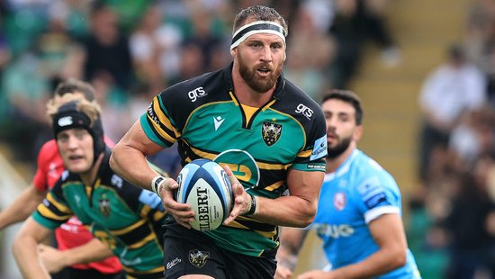 Northampton Saints' Tom Wood during the 2021/22 season.