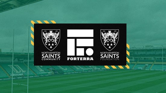 Forterra has provided £20,000 to Northampton Saints’ Community and Foundation programmes.