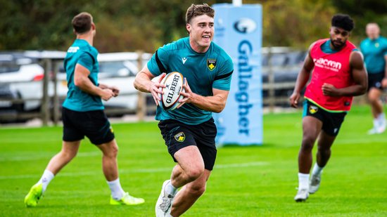 Tommy Freeman of Northampton Saints