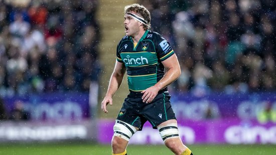 Angus Scott-Young of Northampton Saints