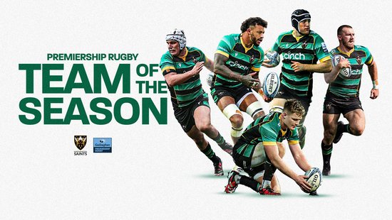Five Saints named in Premiership Rugby Team of the Season 2023/24