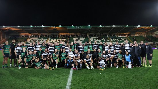 Saints faced the Barbarians at Franklin’s Gardens