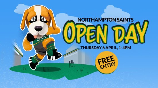 Northampton Saints are hosting an Open Day in April.