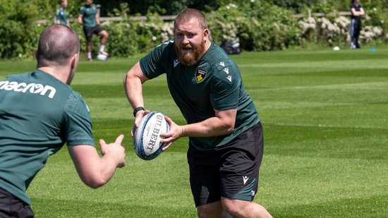 Northampton Saints’ Tom West during the 2024/25 season.