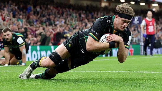 Alex Coles of Northampton Saints.