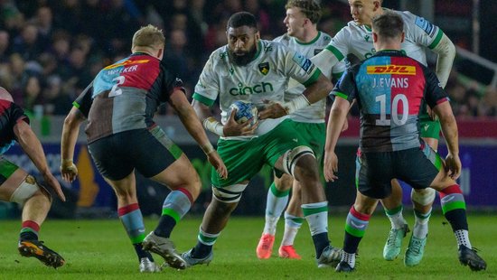 Temo Mayanavanua of Northampton Saints