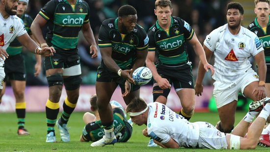 Emmanuel Iyogun of Northampton Saints