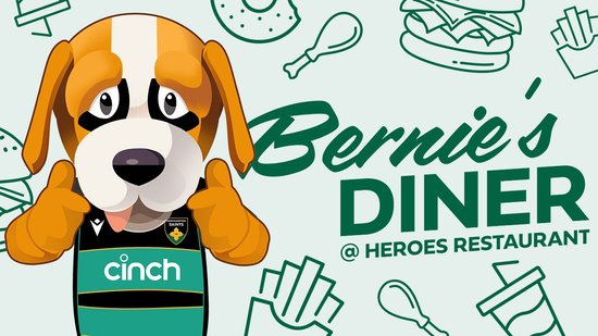 Bernie’s Diner will be open for Saints’ Premiership Rugby Cup matches