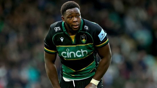 Emmanuel Iyogun of Northampton Saints