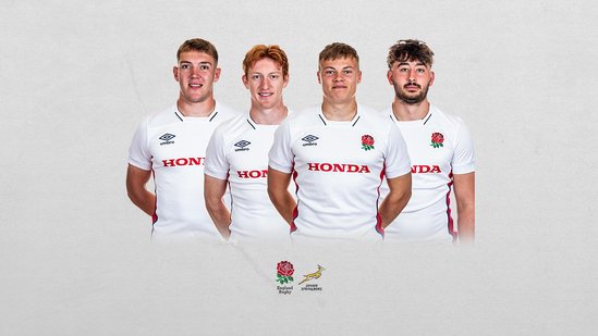 Four Northampton Saints players will feature for England U20s against South Africa.