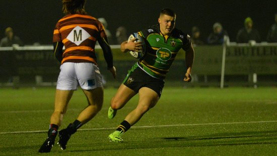 Northampton Saints Under-18s side in action against Leicester Tigers