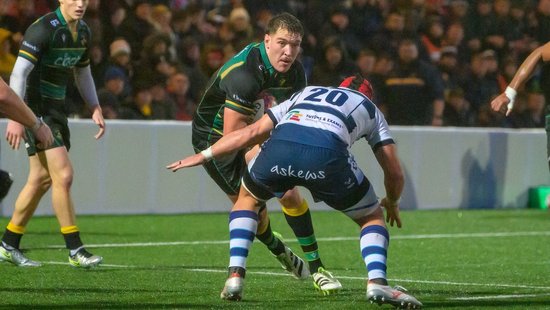 Tom Lockett of Northampton Saints