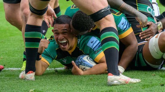 Northampton Saints' Sam Matavesi