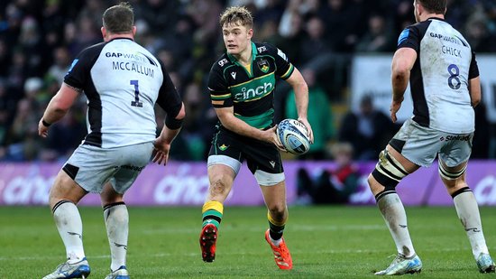 Fin Smith of Northampton Saints