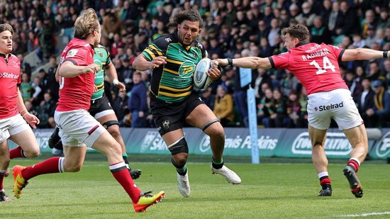 Lewis Ludlam of Northampton Saints