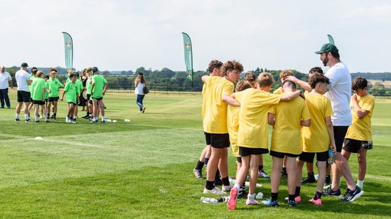 Northampton Saints Community residential camps at Stowe School.