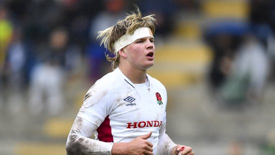 Northampton Saints’ Henry Pollock featuring for England Under-18s