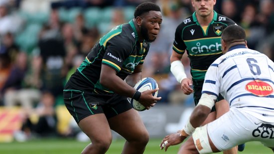 Emmanuel Iyogun of Northampton Saints