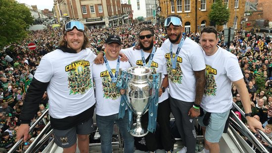 Northampton Saints victory parade