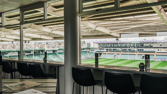 Enjoy a spectacular view of cinch Stadium at Franklin’s Gardens from the Legends Lounge.