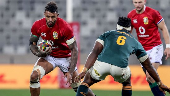 Courtney Lawes plays for the British & Irish Lions in South Africa