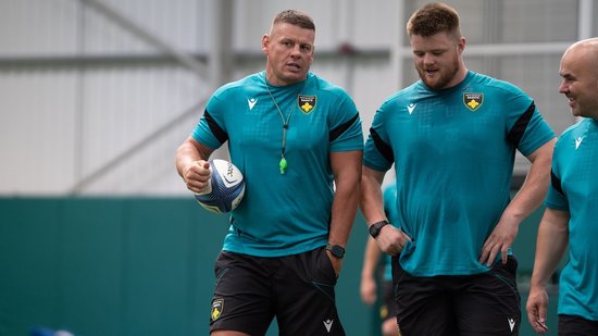 Lee Radford of Northampton Saints