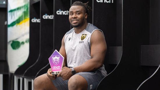 Beltus Nonleh has been named cinch Player of the Month for February after an impressive run of form on loan with Nottingham Rugby.