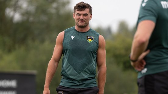 Northampton Saints’ George Furbank during the 2024/25 season.