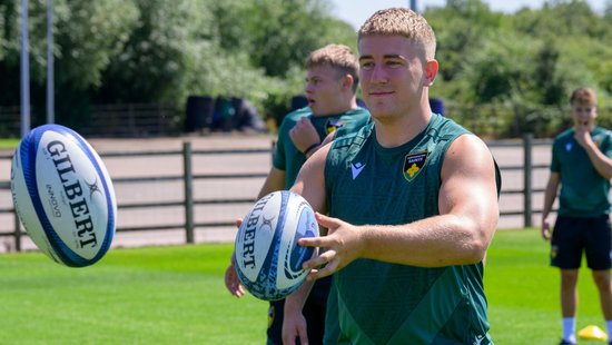 Nathan Langdon of Northampton Saints