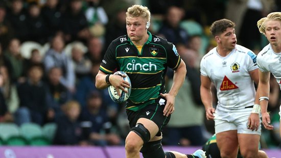 Northampton Saints’ Tom Pearson during the 2024/25 season.