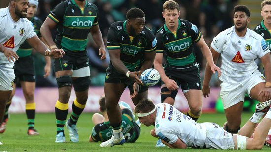 Emmanuel Iyogun of Northampton Saints