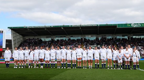 The Red Roses play in Northampton.