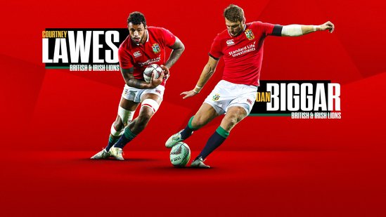 Dan Biggar and Courtney Lawes have been selected for the Lions