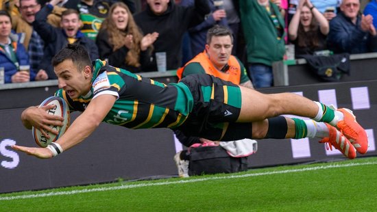 Edoardo Todaro of Northampton Saints