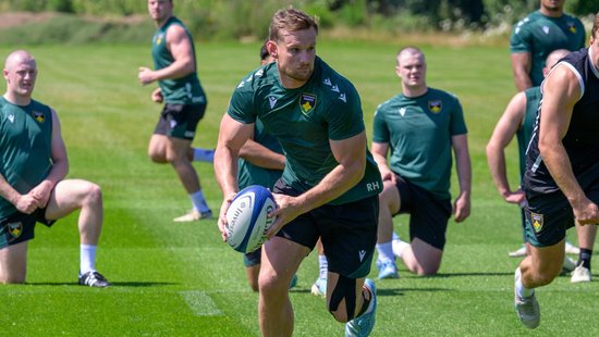 Northampton Saints’ Rory Hutchinson during the 2024/25 season.