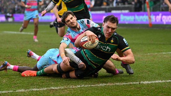 Tom Lockett of Northampton Saints