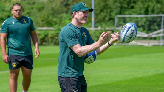 Northampton Saints’ head coach Sam Vesty