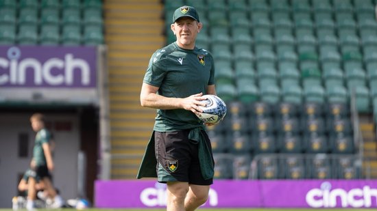 Northampton Saints’ head coach Sam Vesty