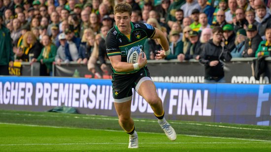 Northampton Saints’ Tommy Freeman during the 2024/25 season.