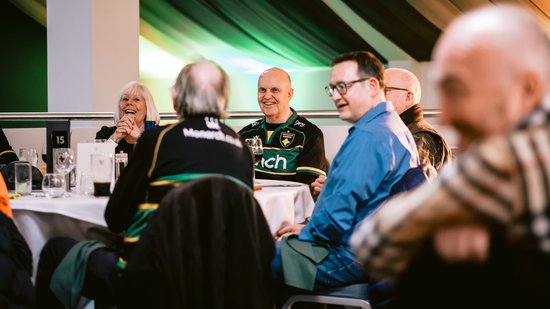 Relaxed surroundings, a delicious menu and a superb atmosphere make the Heroes Restaurant a fine choice for a matchday at cinch stadium at Franklin’s Gardens.