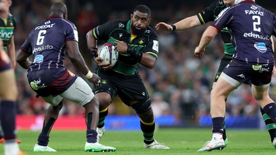 Temo Mayanavanua of Northampton Saints