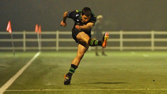 Hugh Shields features for Northampton Saints Under-18s against Yorkshire Rugby.